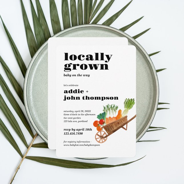 Lokalt odlad babyvisningsprogram | INBJUDAN | Mini (Skapare uppladdad)