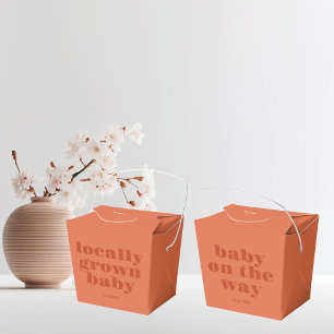 Lokalt odlad babyvisningsprogram Modern, minimal Presentaskar