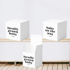 Lokalt odlad babyvisningsprogram | Modern, minimal Presentaskar