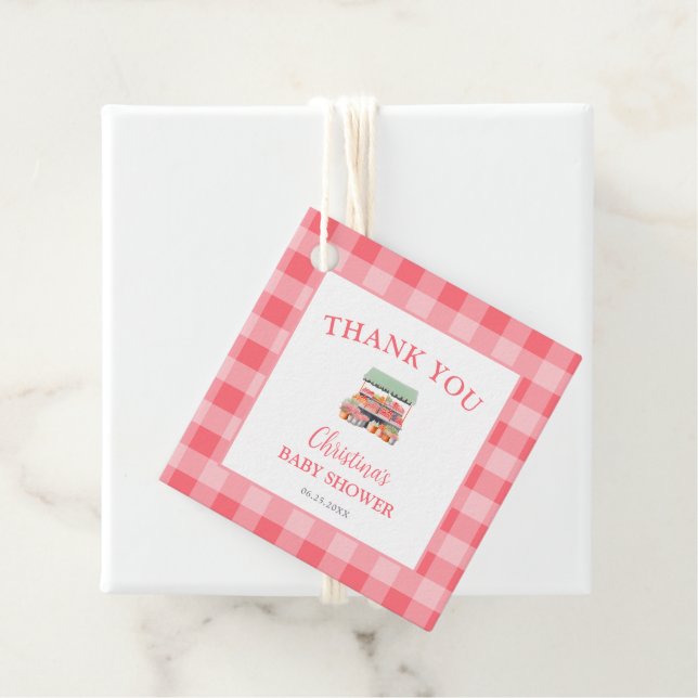 Lokalt odlad babyvisningsprogram, Tack Gåvor Etiketter (På plats)