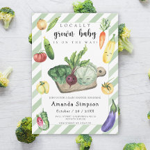 Lokalt Odlad Barnbondemarknad Baby Shower