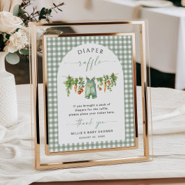 Lokalt odlad blöjskylt - Vegetabilisk försäljning Poster