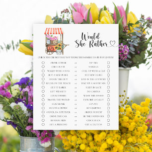 Lokalt odlad blomsterbabydusch skulle hon hellre s