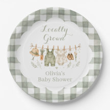 Lokalt odlad bondemarknad Baby Shower