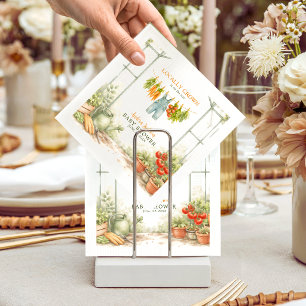 Lokalt Odlad Bondemarknad Baby Shower Pappersservett