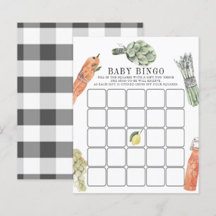 Lokalt Odlad Bondens Marknad Baby Shower Bingo