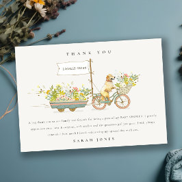 Lokalt odlad, gyllene återgivningsskuva för Blommi Tack Kort
