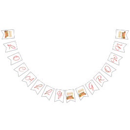 Lokalt odlad, jordbrukarens babyskor på marknaden vimplar