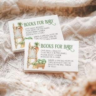 Lokalt odlad lantbrukare Boho Baby Shower Bok Tilläggskort