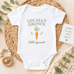 Lokalt Odlad Liten Grodd Morot Baby Bodysuit T Shirt
