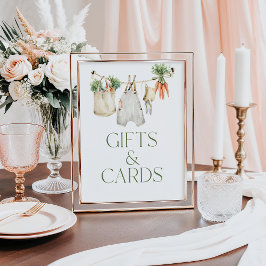 Lokalt odlad logotyp för babyvisningsprogram för l poster