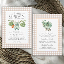 Lokalt Odlad Neutral Beige Gingham Bebisdopp