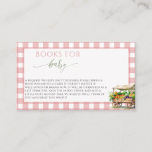 Lokalt Odlad Rosa Bebis Flickor Shower böcker för 