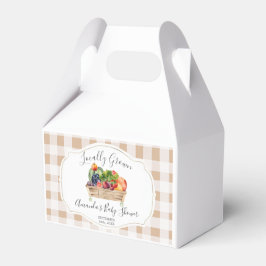 Lokalt odlad Veggies Farmer Market Baby Shower Presentaskar
