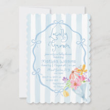 Lokalt odlad Whimsical Blue and rosa Baby dusch
