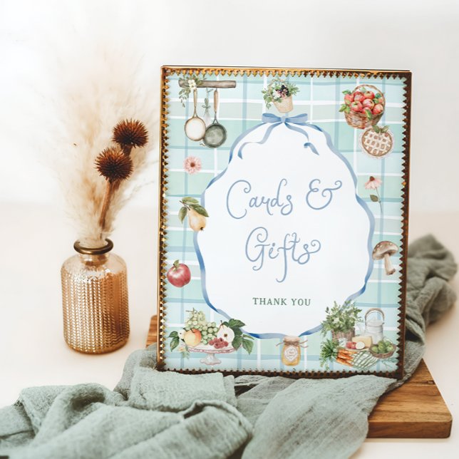 Lokalt odlade babyvykort och gåvor på marknaden poster (Skapare uppladdad)