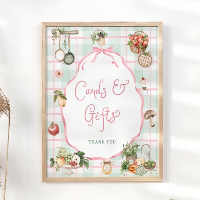 Lokalt odlade babyvykort och gåvor på marknaden poster (Skapare uppladdad)