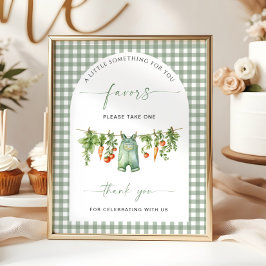 Lokalt odlade favoriter signerar grönsakskläder poster