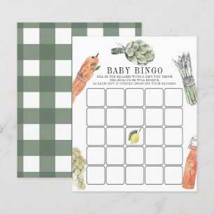Lokalt odlade jordbrukare Marknadsbabyskor Bingo