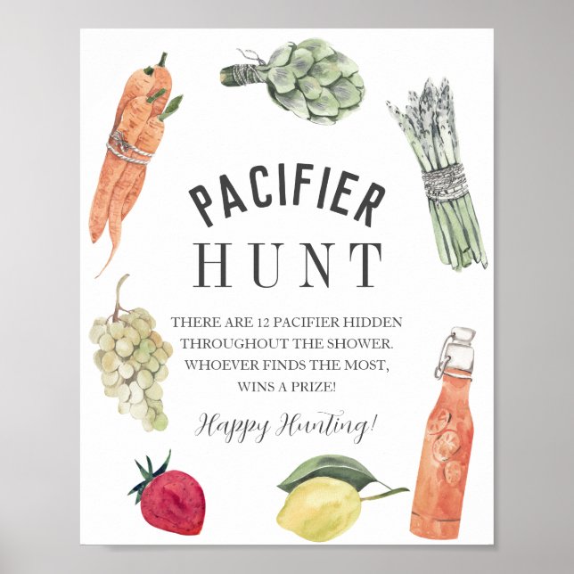 Lokalt odlade jordbrukare på Baby Nappar Hunt Poster (Framsidan)