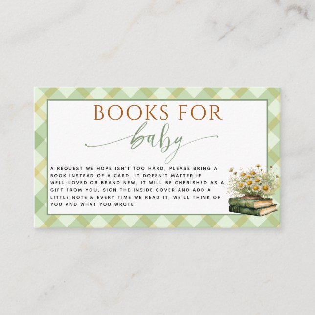 Lokalt odlade jordbrukare Rustic Bokar för babydus Tilläggskort (Framsida)