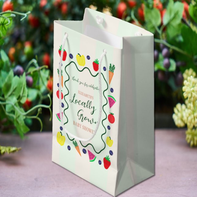 Lokalt odlade jordbrukares babyskor på marknaden (Skapare uppladdad)