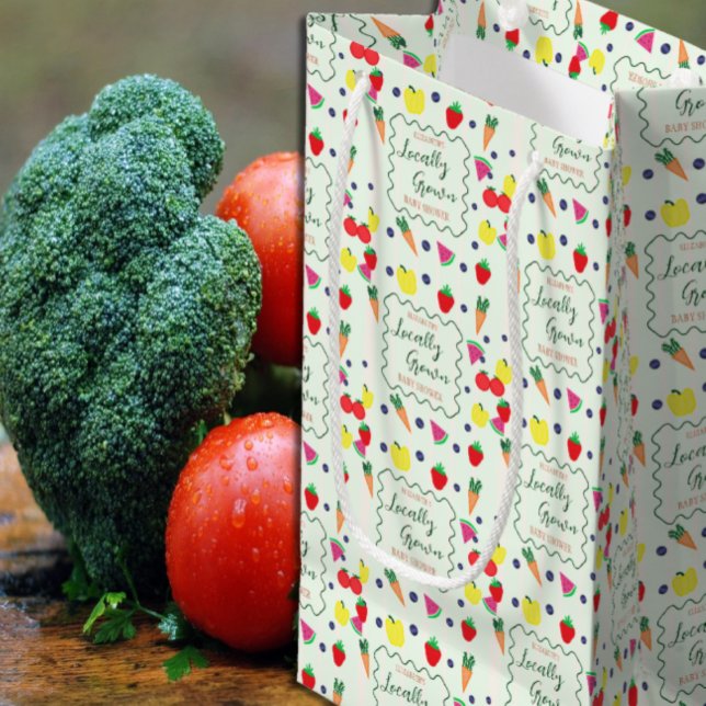 Lokalt odlade jordbrukares babyskor på marknaden (Skapare uppladdad)