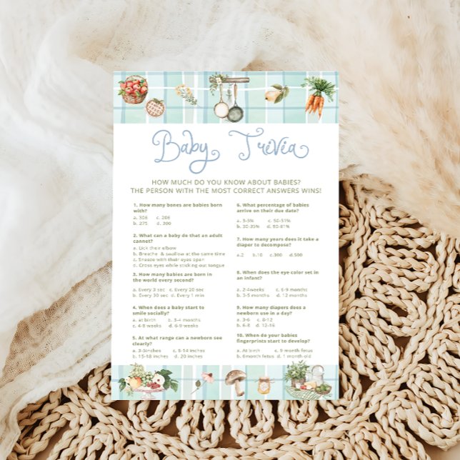 Lokalt odlade lantbrukare, Baby Trivia Game (Skapare uppladdad)