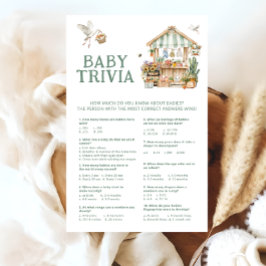 Lokalt odlade lantbrukare Baby Trivia-spel