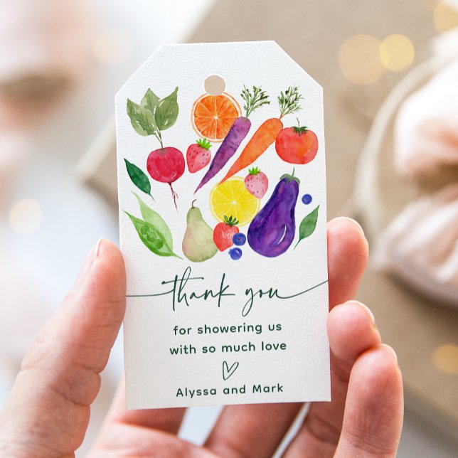 Lokalt odlade lantbrukare marknadsför babyskor presentetikett (Skapare uppladdad)