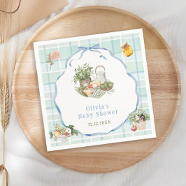 Lokalt odlade lantbrukare Marknadspojkbabyskor Pappersservett