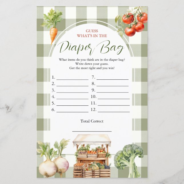 Lokalt odlat färskvarumarknadsskräppost (Framsida)