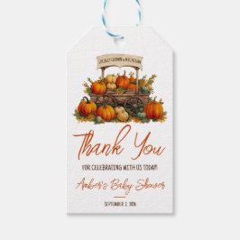 Lokalt Odlat, Pumpa Bondens Marknad Baby Shower Presentetikett