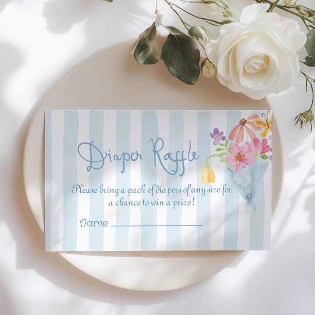 Lokalt odlat Whimsical Diaper raffle biljett Tilläggskort (Skapare uppladdad)
