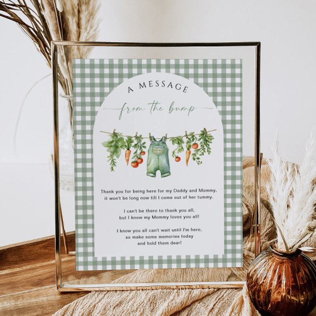 Lokalt skapat ett meddelande från babyvisningsprog poster (Skapare uppladdad)