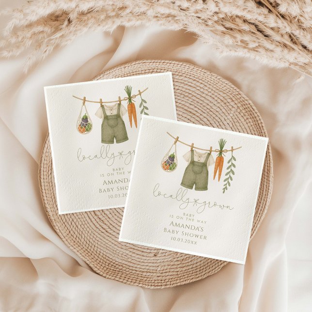 Lokalt växande könsuppehållande babyskor pappersservett (Skapare uppladdad)