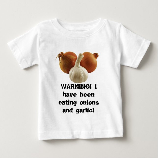 Lökar och vitlök tee (Framsida)