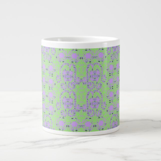 Lökblommor och kvistar Cupflowers Jumbo Mugg (Framsidan)