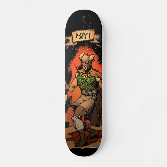 Loki Mini Skateboard Bräda 18,7 Cm (Framsida)