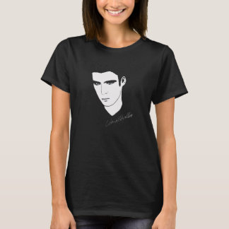Loki von Schallern, Porträtt mit Unterschrift T-shirt