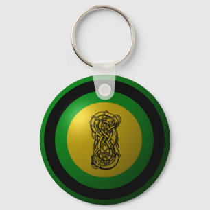 Lokien skyddar rundan Keychain Nyckelring