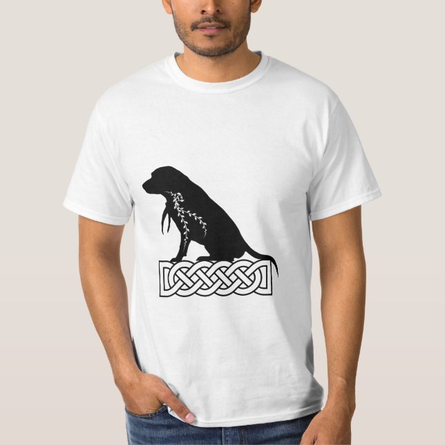 Loki's kompisar: Beagle Mickey Black T Shirt (Framsida)