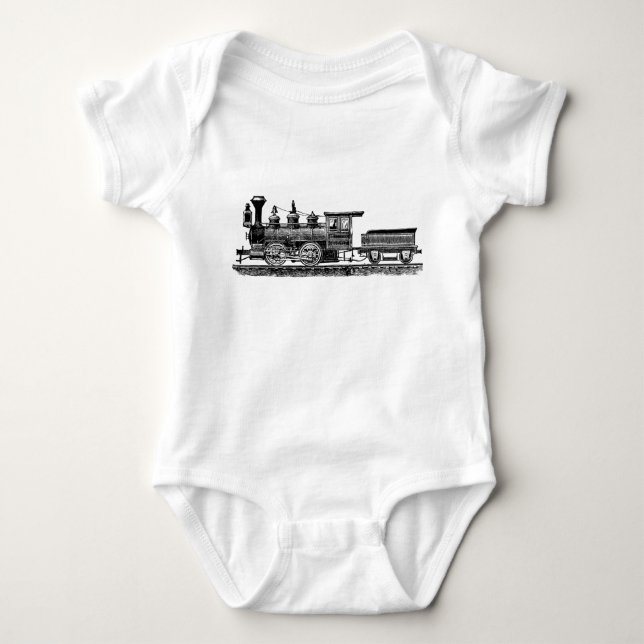 Lokomotiv 02 - Svart T Shirt (Framsida)