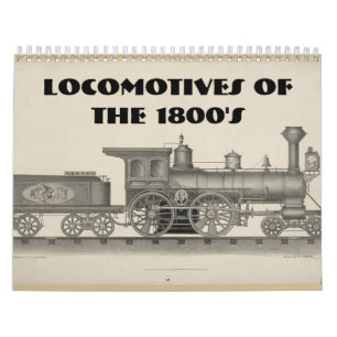 Lokomotiv av 1800sna kalender