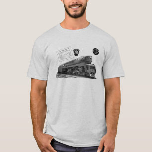 Lokomotiv för ånga för Baldwin-Pennsylvania Tee Shirt