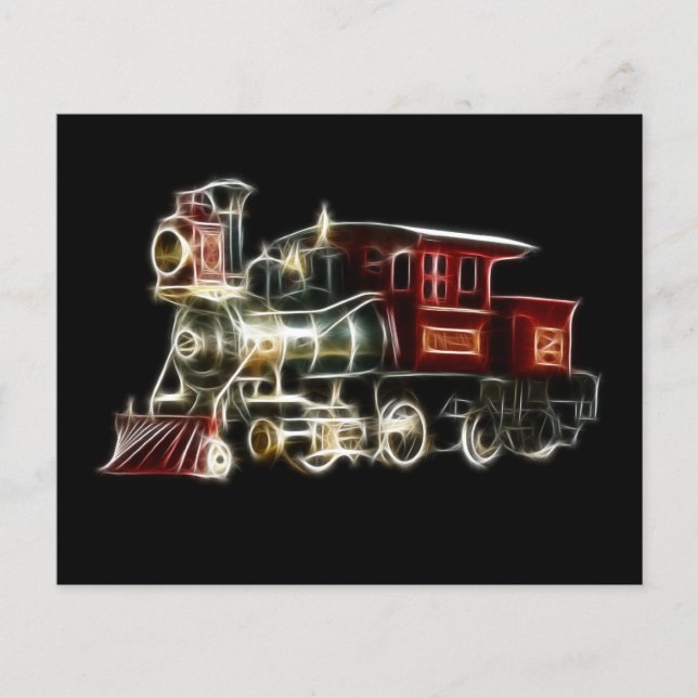 Lokomotiv för ångmotor Tåg (Framsida)