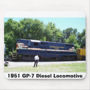 Lokomotiv för diesel 1951 GP-7 Musmatta