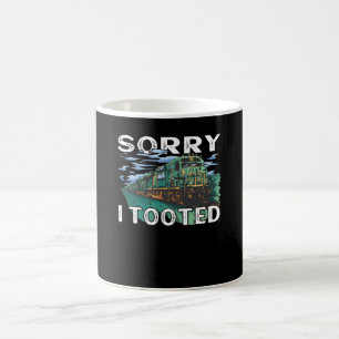 Lokomotiv Förlåt att jag tog på mig Tåg Kaffemugg