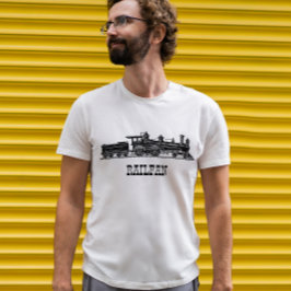 Lokomotiv med Personlig av kolbilar T Shirt