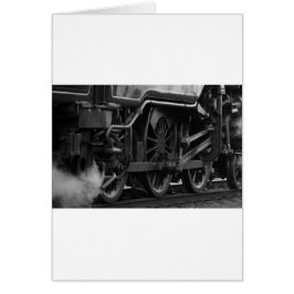 Lokomotiv mekanisk skola hälsningskort